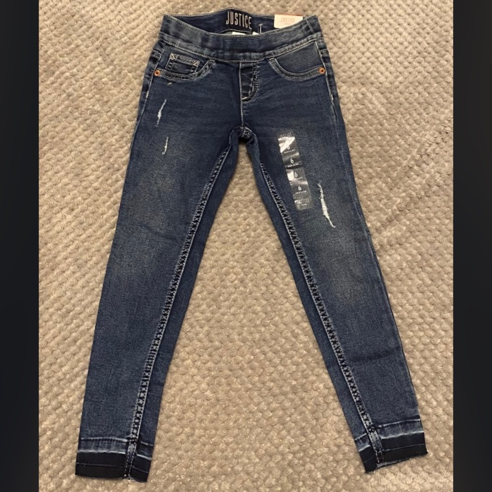 Justice Jeggings size 6 girls